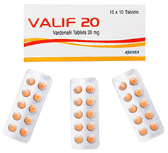 Valif 20 (Левитра 20мг) 10таб